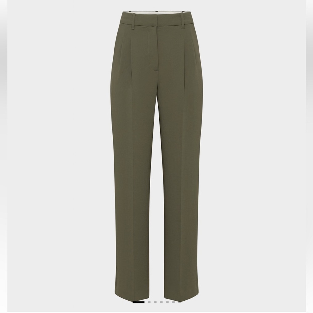 Aritzia “The Effortless Pant” in Dark Olive